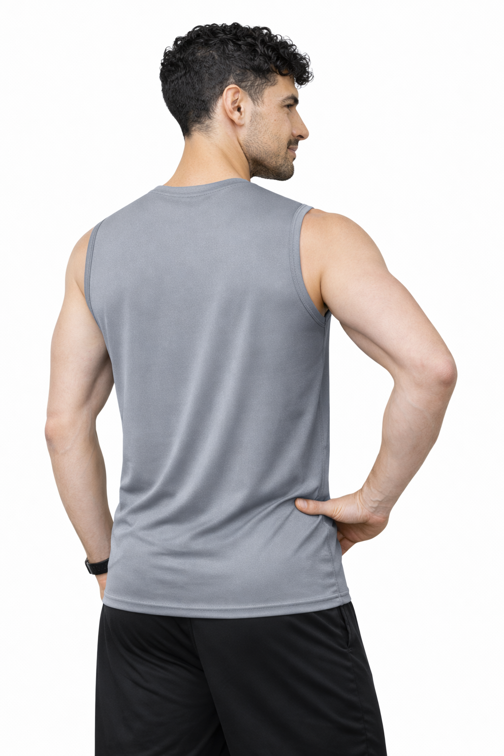 Xaavo Men's Sleeveless Gym T-Shirt | Quick Dry Sports Vest for Workout, Running & Training | Lightweight Breathable Activewear Tank