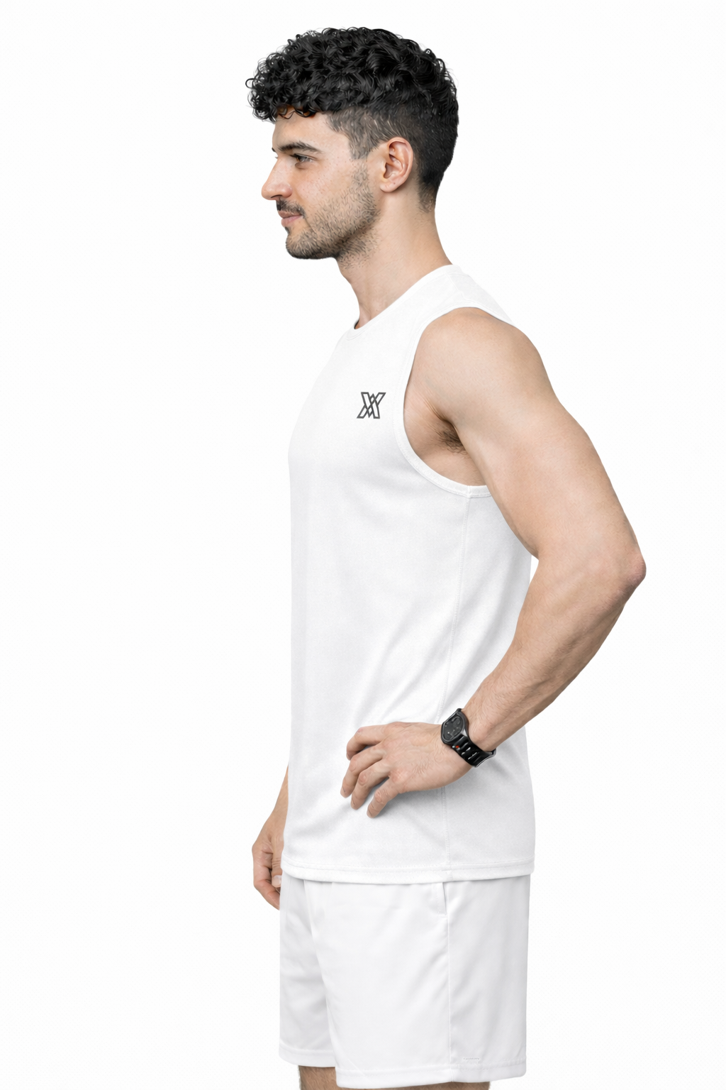 Xaavo Men's Sleeveless Gym T-Shirt | Quick Dry Sports Vest for Workout, Running & Training | Lightweight Breathable Activewear Tank