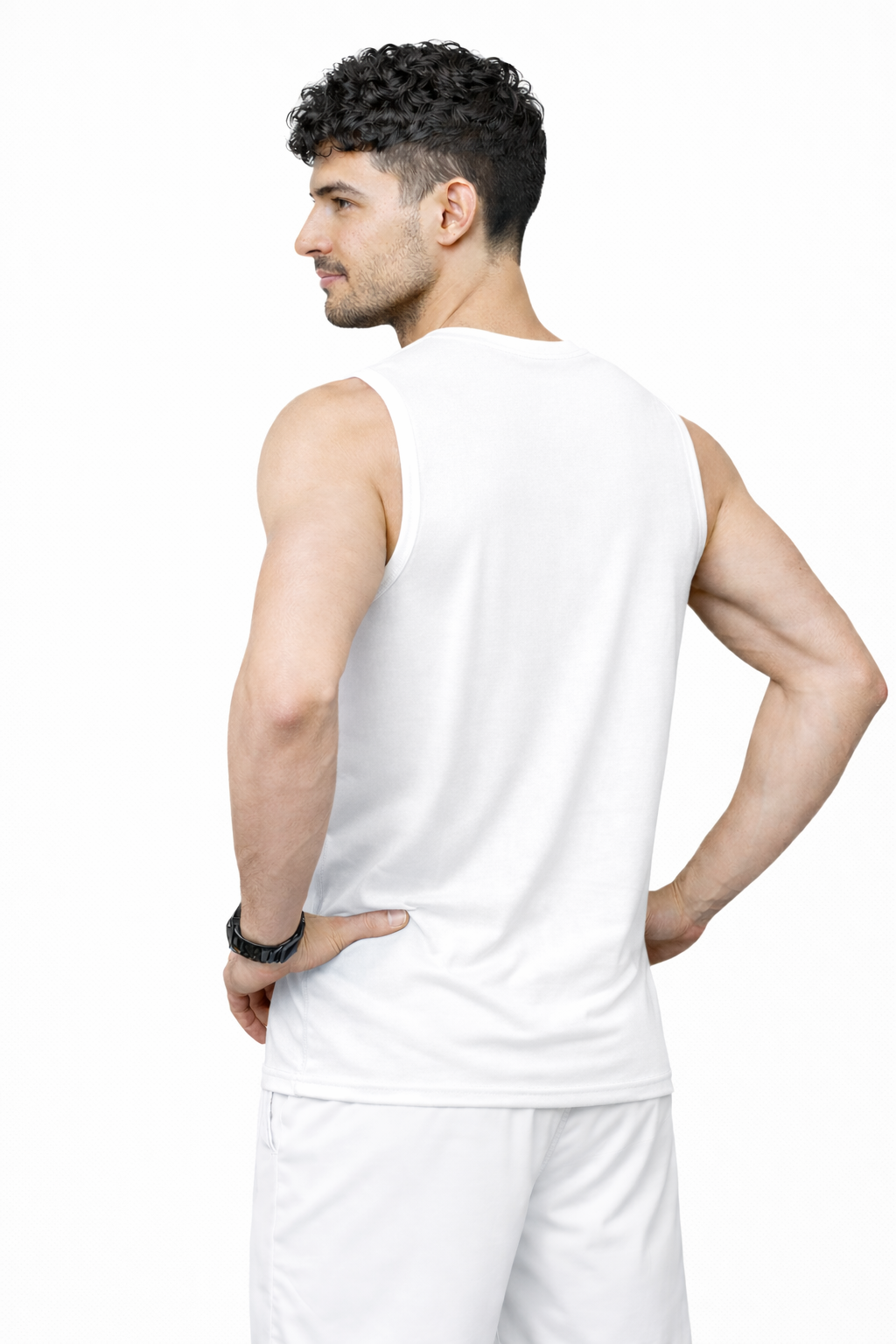 Xaavo Men's Sleeveless Gym T-Shirt | Quick Dry Sports Vest for Workout, Running & Training | Lightweight Breathable Activewear Tank
