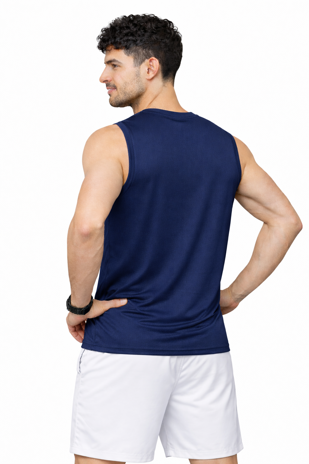 Xaavo Men's Sleeveless Gym T-Shirt | Quick Dry Sports Vest for Workout, Running & Training | Lightweight Breathable Activewear Tank