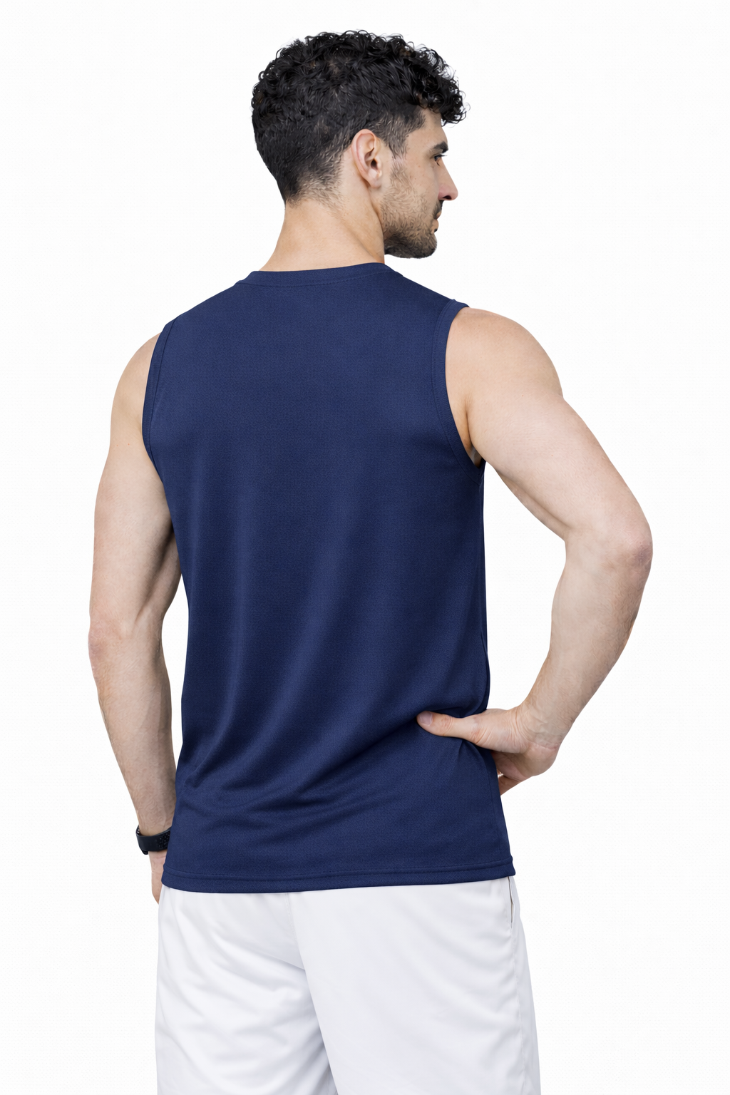 Xaavo Men's Sleeveless Gym T-Shirt | Quick Dry Sports Vest for Workout, Running & Training | Lightweight Breathable Activewear Tank