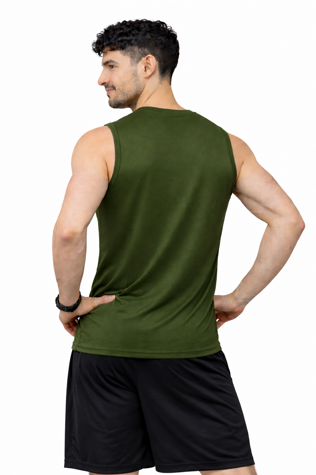 Xaavo Men's Sleeveless Gym T-Shirt | Quick Dry Sports Vest for Workout, Running & Training | Lightweight Breathable Activewear Tank