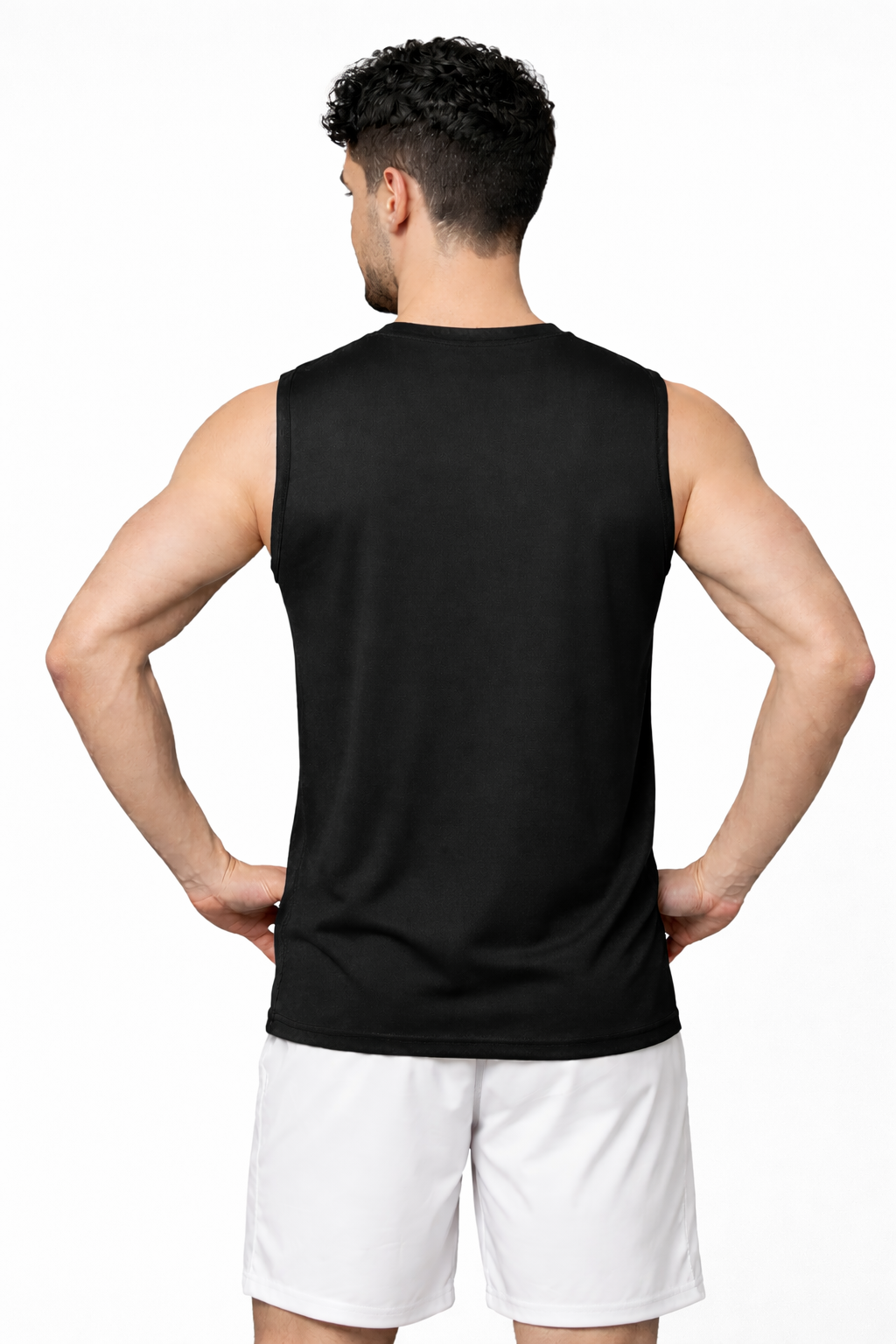 Xaavo Men's Sleeveless Gym T-Shirt | Quick Dry Sports Vest for Workout, Running & Training | Lightweight Breathable Activewear Tank