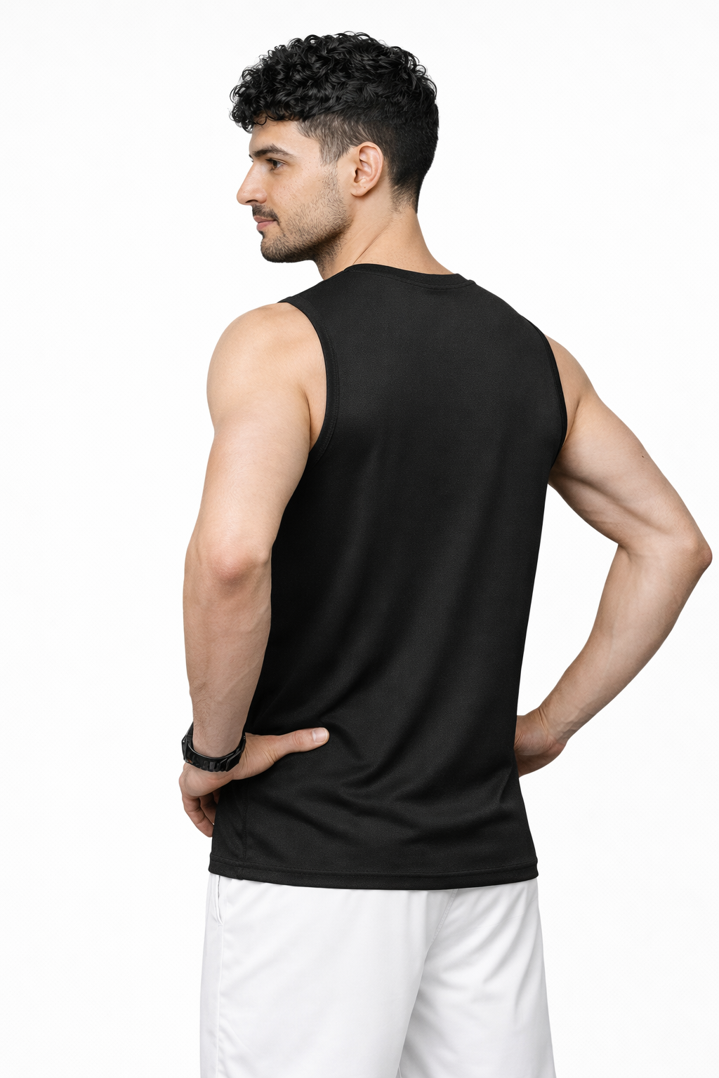 Xaavo Men's Sleeveless Gym T-Shirt | Quick Dry Sports Vest for Workout, Running & Training | Lightweight Breathable Activewear Tank